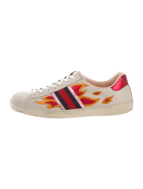 gucci flame sneakers|gucci sneakers for cheap.